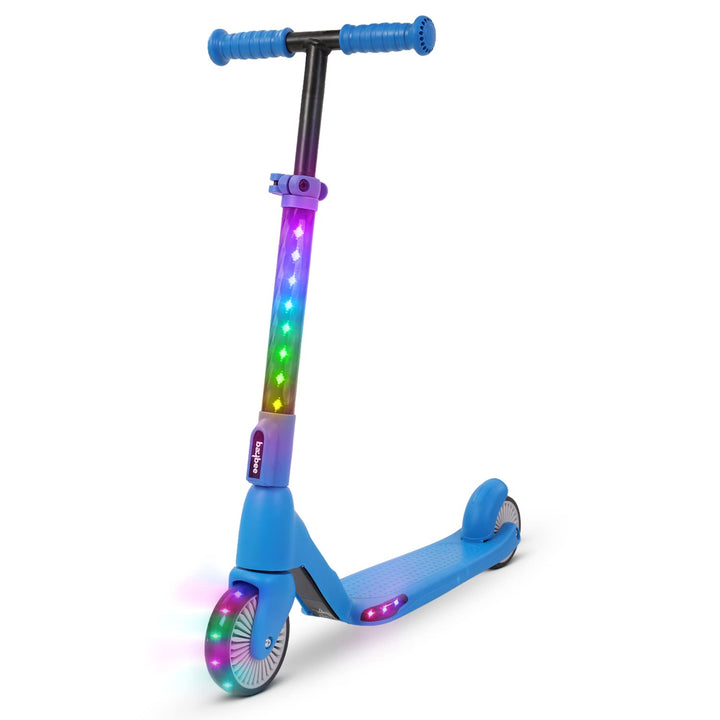 Hydra Skate Scooter for Kids, Smart 2 Led PU Wheel Kids Scooter with Programmable RGB Lights | Kick Scooter with 4 Height Adjustable Handle, Runner Scooter for Kids 3 to 8 Years Boy Girl