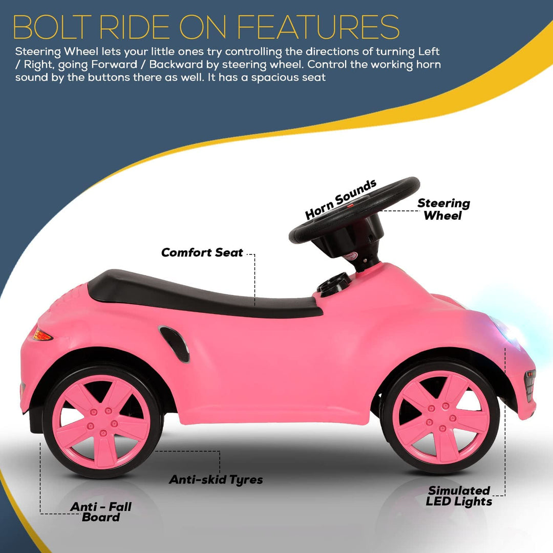 Ride On Car for Kids ,Push Car Kids Car Toys for Kids with Music & Led Light