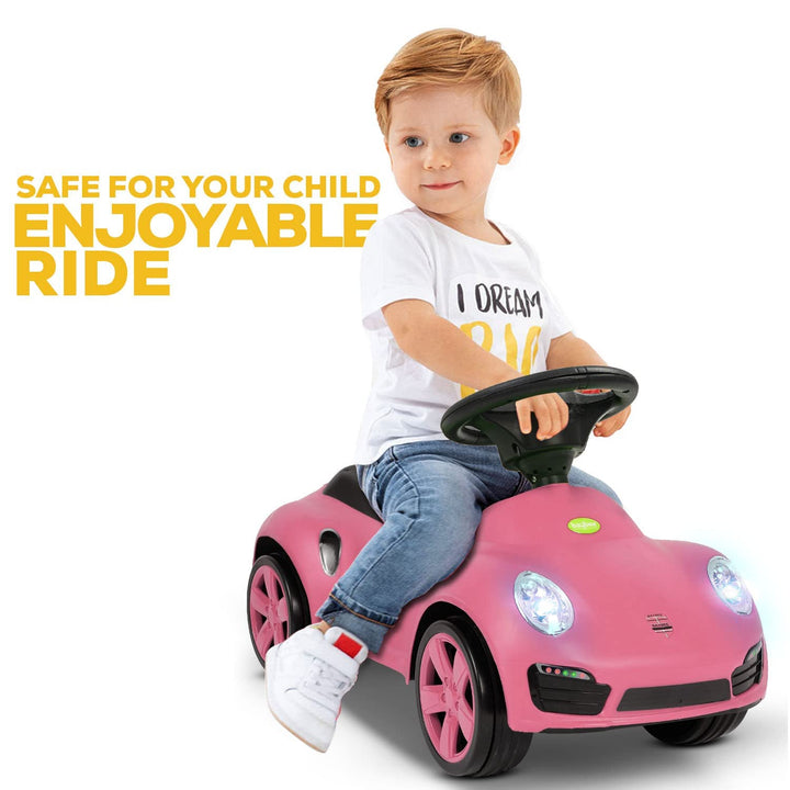 Ride On Car for Kids ,Push Car Kids Car Toys for Kids with Music & Led Light