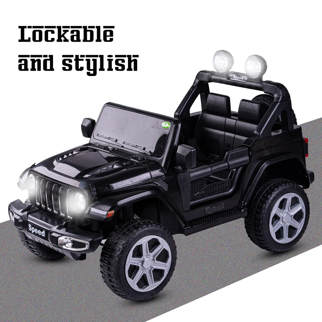 Robicun Baby Rechargeable Battery Operated Electric Ride-On Jeep car for Kids