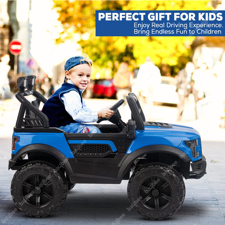 Bronco Battery Operated Electric Kids Car, Ride on Baby Car with Bluetooth