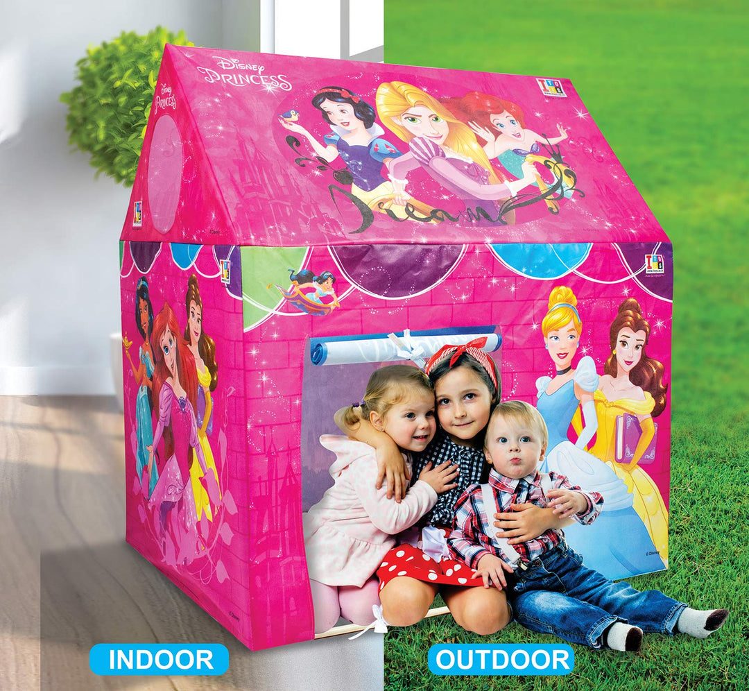 Kid's Play House Pipe Tent for Children's Play Tent House for Kids 5 Years and Above Water Repellent Big Size Play House for Girls and Boys (Princess, Pink)