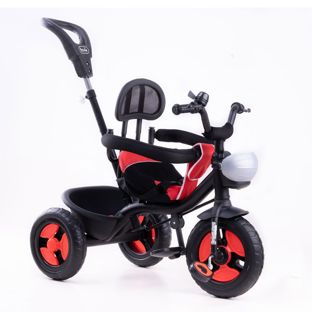 R1 Kids Tricycle Plug and Play Convertible 2 in 1 Cycle for Kids with Parental Push