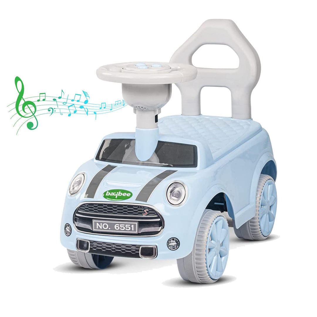 Cooper Baby Push Car Ride on Toy for Kids Rider Car with Music & Horn Button Car Non Battery Operated Ride On