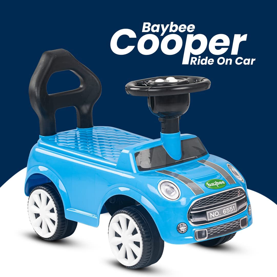 Cooper Baby Push Car Ride on Toy for Kids Rider Car with Music & Horn Button Car Non Battery Operated Ride On