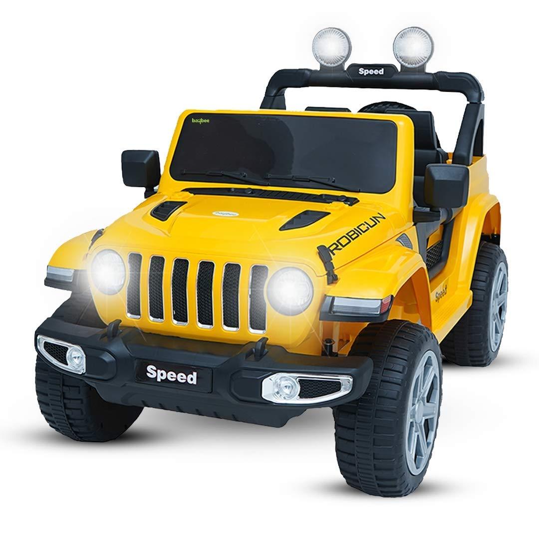 Robicun Baby Rechargeable Battery Operated Electric Ride-On Jeep car for Kids