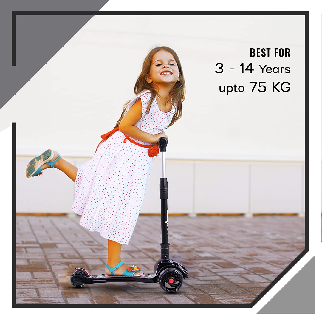 ST4 Flash Skate Runner Scooter for Kids, 3 Wheel Kids Scooter, Smart Kick Scooter