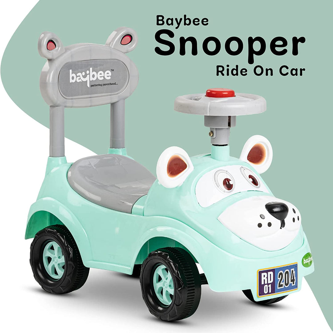 Snooper Ride on Baby Car for Kids, Baby Ride on Car with Music & Horn Button-Kids Ride On Push Car for Children | Ride on Toys Kids Baby Car | Ride on Car for Kids 1 to 3 Years Boy Girl