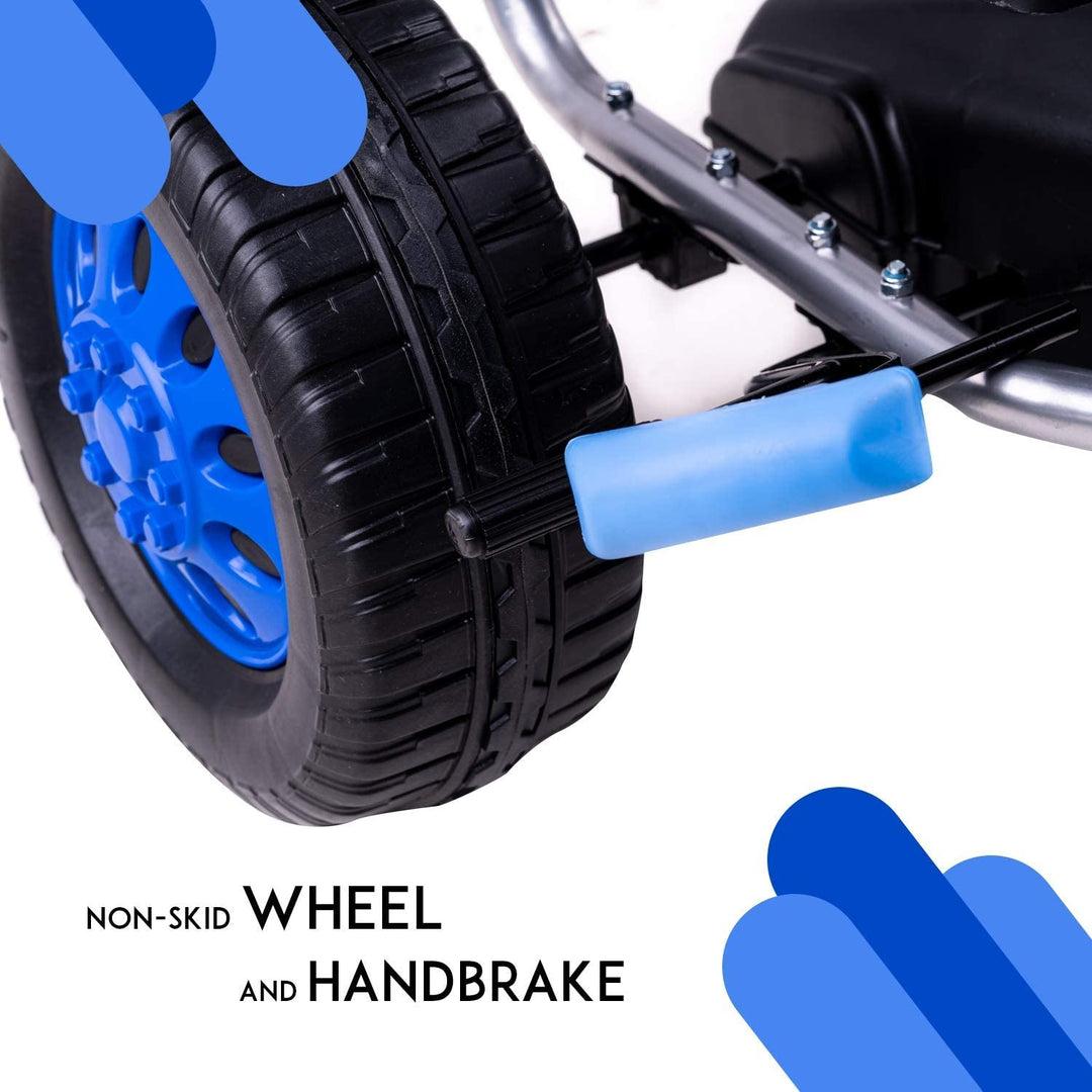 Cruiser Pro Pedal Go Kart Racing Ride on Kids Car, Baby Car with High Backrest Seat, Pedal | Ride On Kids Baby Car Go Kart Tricycle | Go Kart Car for Kids to Drive 2-4 Years Boys Girls