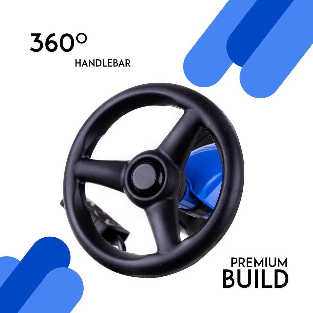 Cruiser Pro Pedal Go Kart Racing Ride on Kids Car, Baby Car with High Backrest Seat, Pedal | Ride On Kids Baby Car Go Kart Tricycle | Go Kart Car for Kids to Drive 2-4 Years Boys Girls