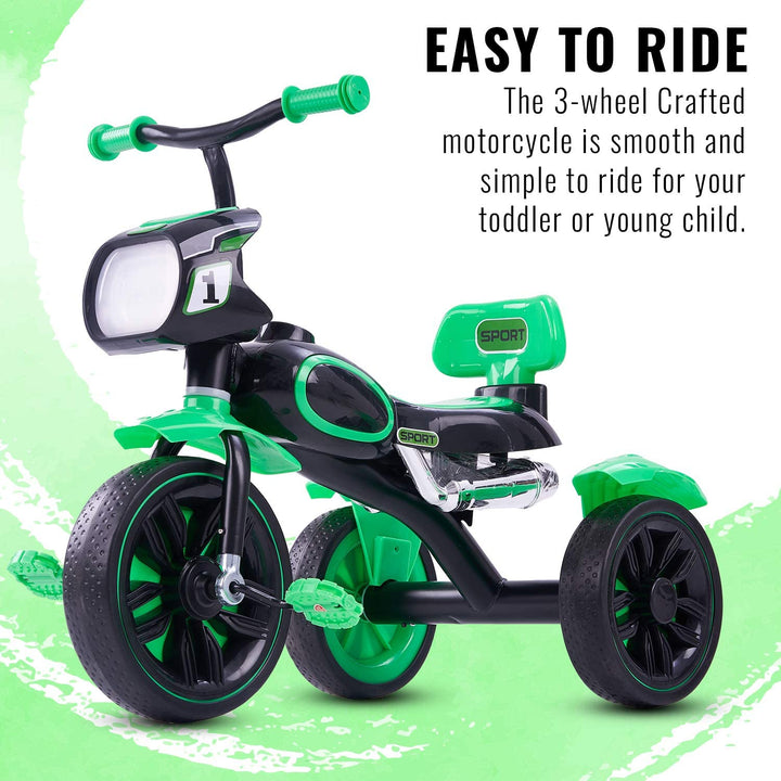 Harley Baby Tricycle for Kids 2 to 5 Years, Smart Plug n Play Baby Tricycle Cycle