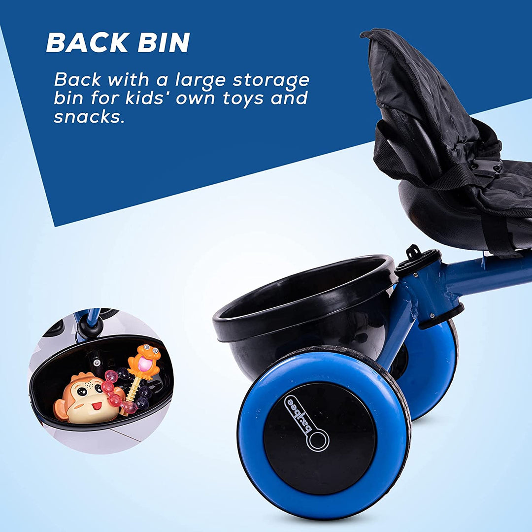 Elantra 2 in 1 Convertible Kids Tricycle, Baby Tricycle Trikes with Adjustable