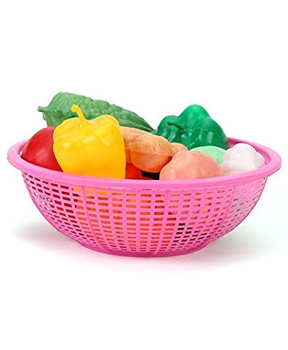 Ratnas Premium Quality Vegetable Set Basket for Kids 15 Pieces. Let You Kid recognise Different Vegetables and Colours