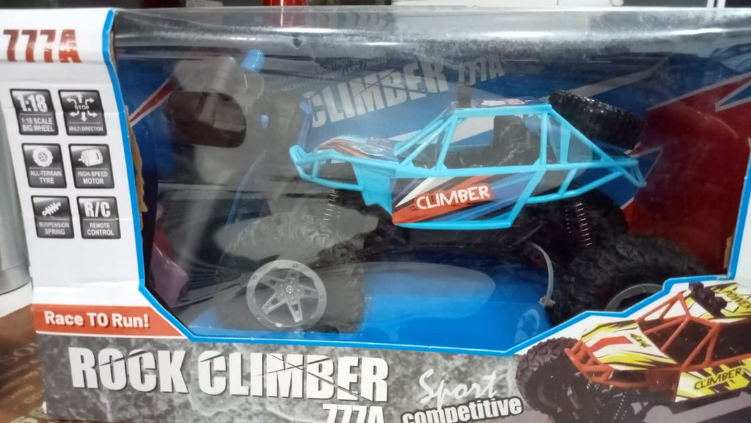 Global Remote Control Rock Crawler Four Wheel Drive 777A Metal Alloy Body Remote Control Rock Climber High Speed Monster Racing Car for Boys & Girls.