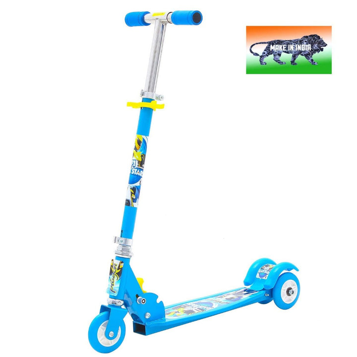 Boys & Girls Skate Kick Scooter for Kids 3 Wheel Lean to Steer 3 Adjustable Height