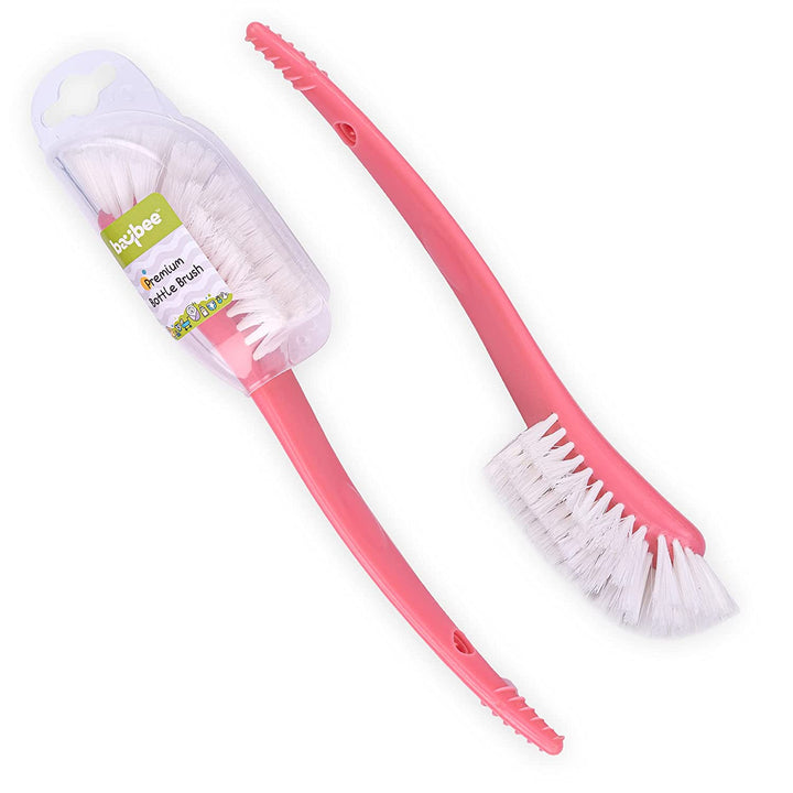 Baby Bottle Brush for Feeding Bottle Cleaning Brush 0-12 Months