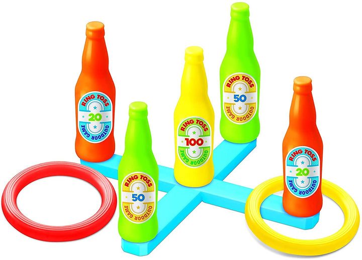 Ratna's Bottle Ring Toss Game for Kids and Adults - Age Group - 3 - 15 Years - (Pack of 1)