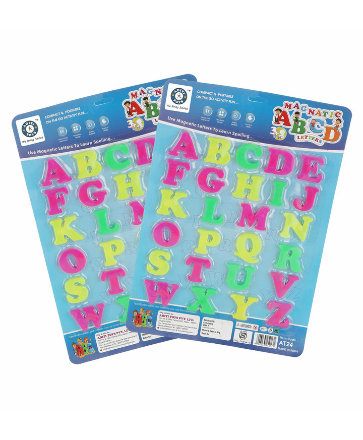 Magnetic Alphabets Pack of 26 - Multicolor