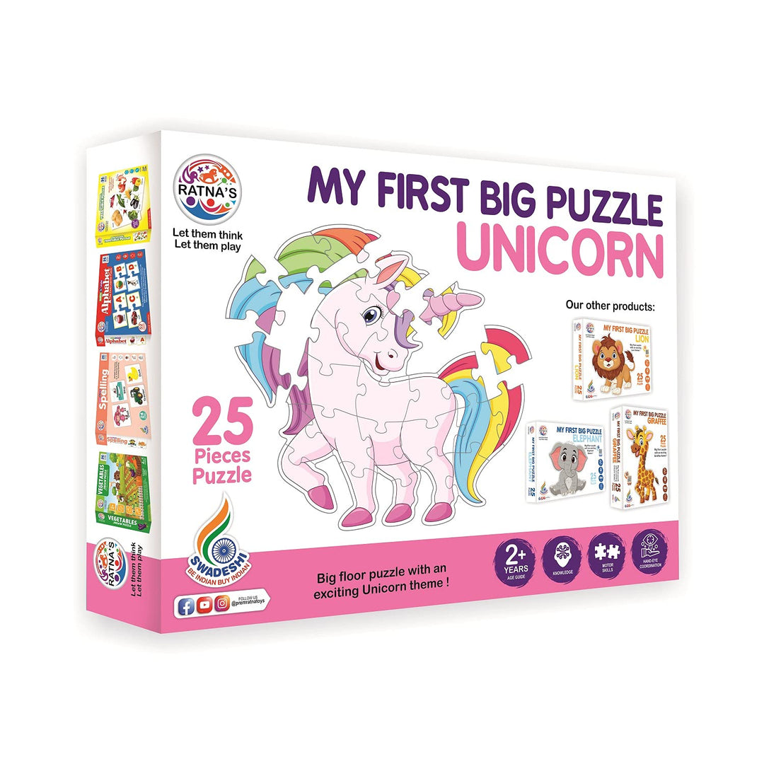 My First Big Puzzle Series for Kids.A Perfect Jumbo Jigsaw Floor Puzzle for Little Hands