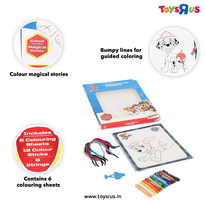 Paw Patrol Colouring Frames