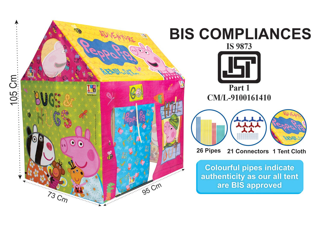 Kid's Play House Pipe Tent for Children's Play Tent House for Kids 5 Years and Above Water Repellent Big Size Play House for Girls and Boys