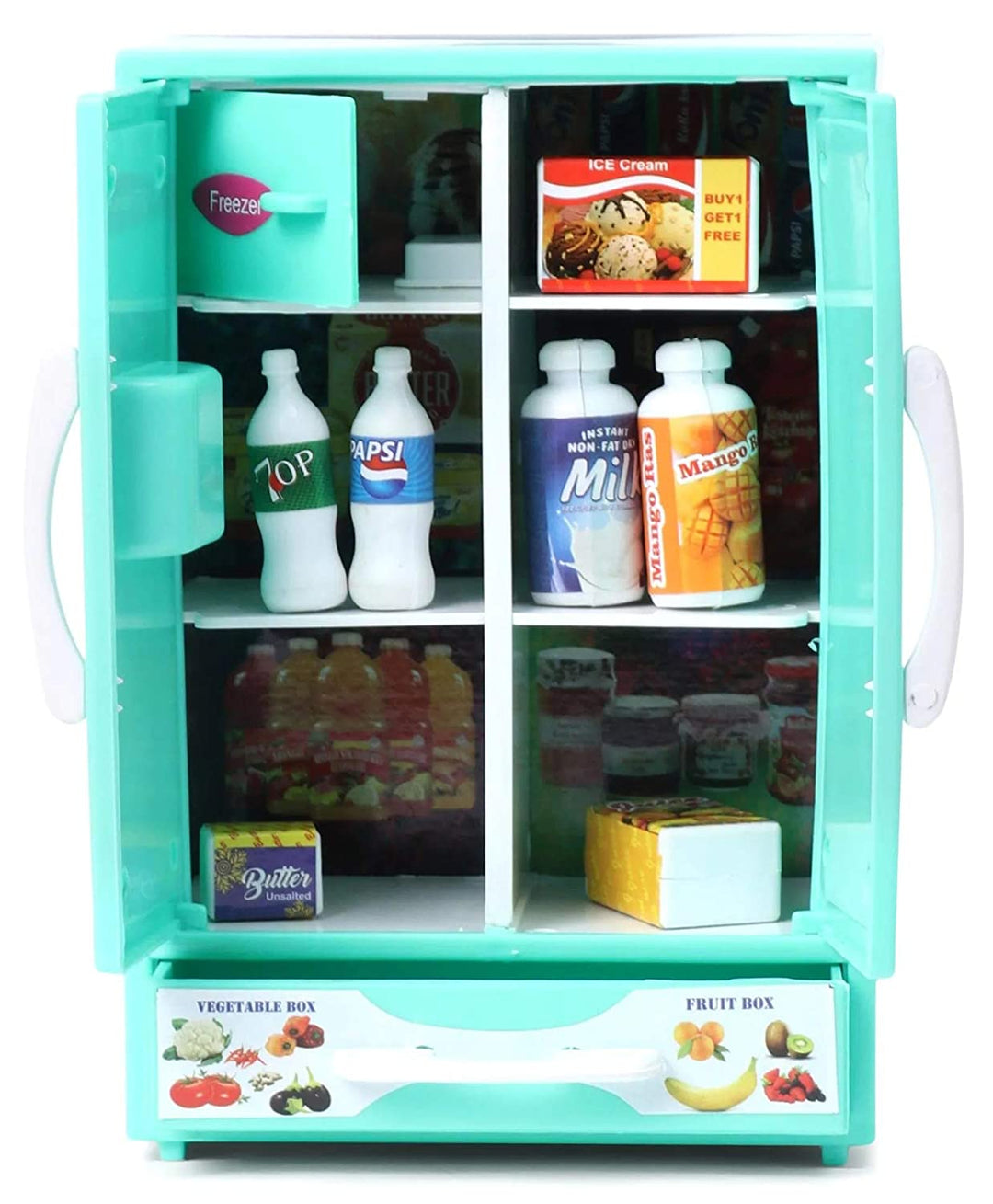 Ratna's Plastic Premium Quality Refrigerator Toy for Kids, Green