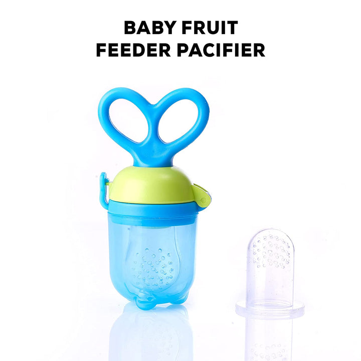 Baby Fruit Pacifier Organic/Fresh Food Feeder for Infants Newborn & Toddlers Fresh Fruit Nibbler, 2 Silicone Sac