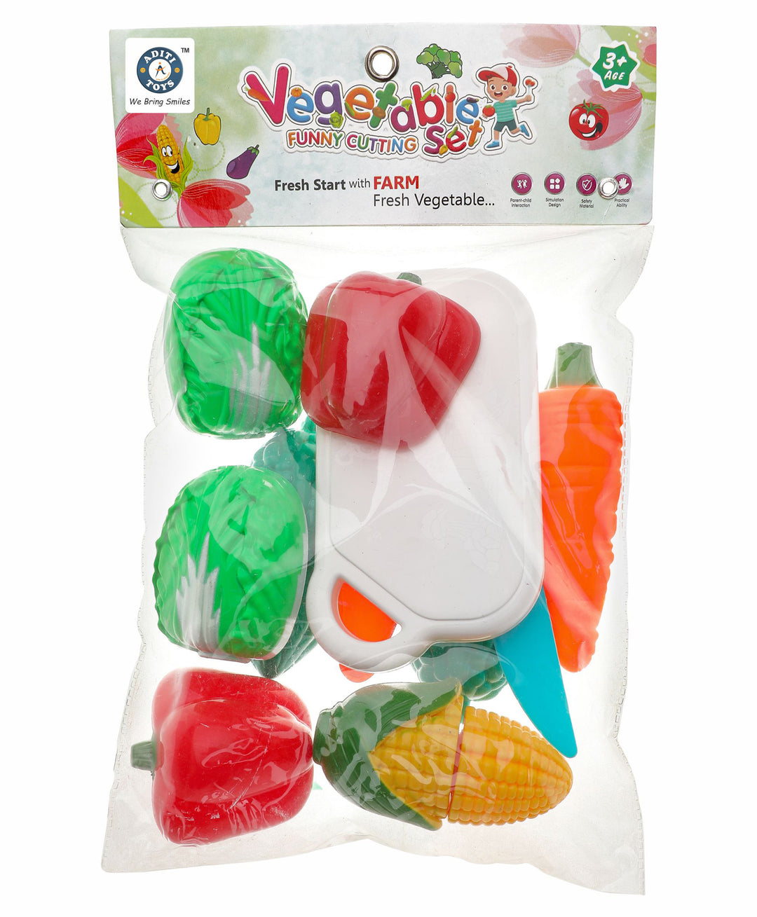 Vegetable Set of 7 Pieces - Multicolor